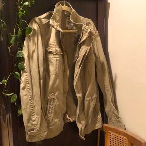 Khaki Denim Jacket - Paper Denim & Cloth